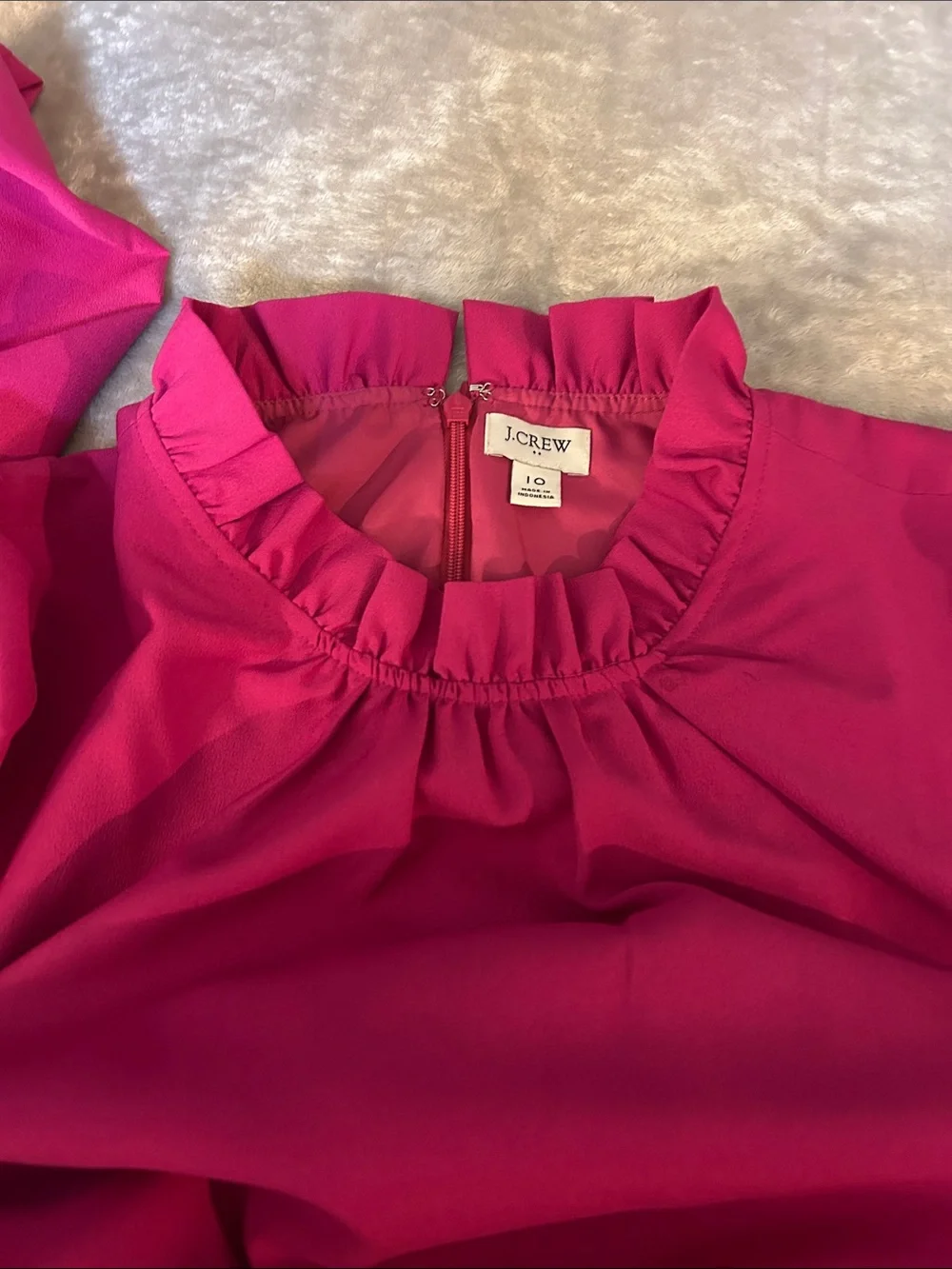 J crew long sleeve shift dress